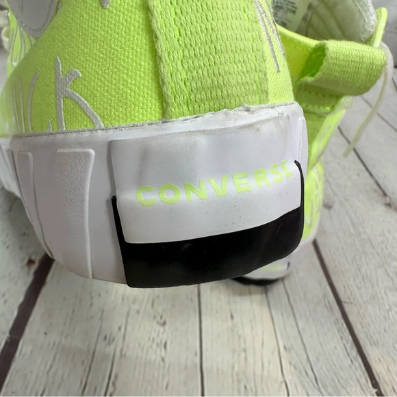 converse unt1tl3d not a chuck all star hi UNISEX kids sz 7 sneakers green colt - Picture 9 of 9